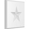 Ekena Millwork Standard Sedgwick Star Rosette With Rounded Edge, 7"W x 7"H x 3/4"P ROSP070X070X075SDG08 - alternate 1